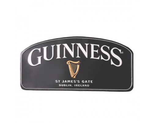 Enseigne Guinness en Métal Embossé